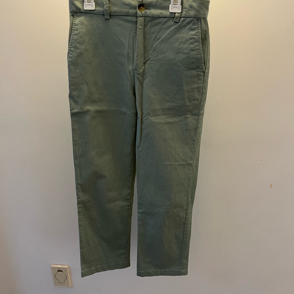 Vineyard Vines boys Breaker pants in sage green color